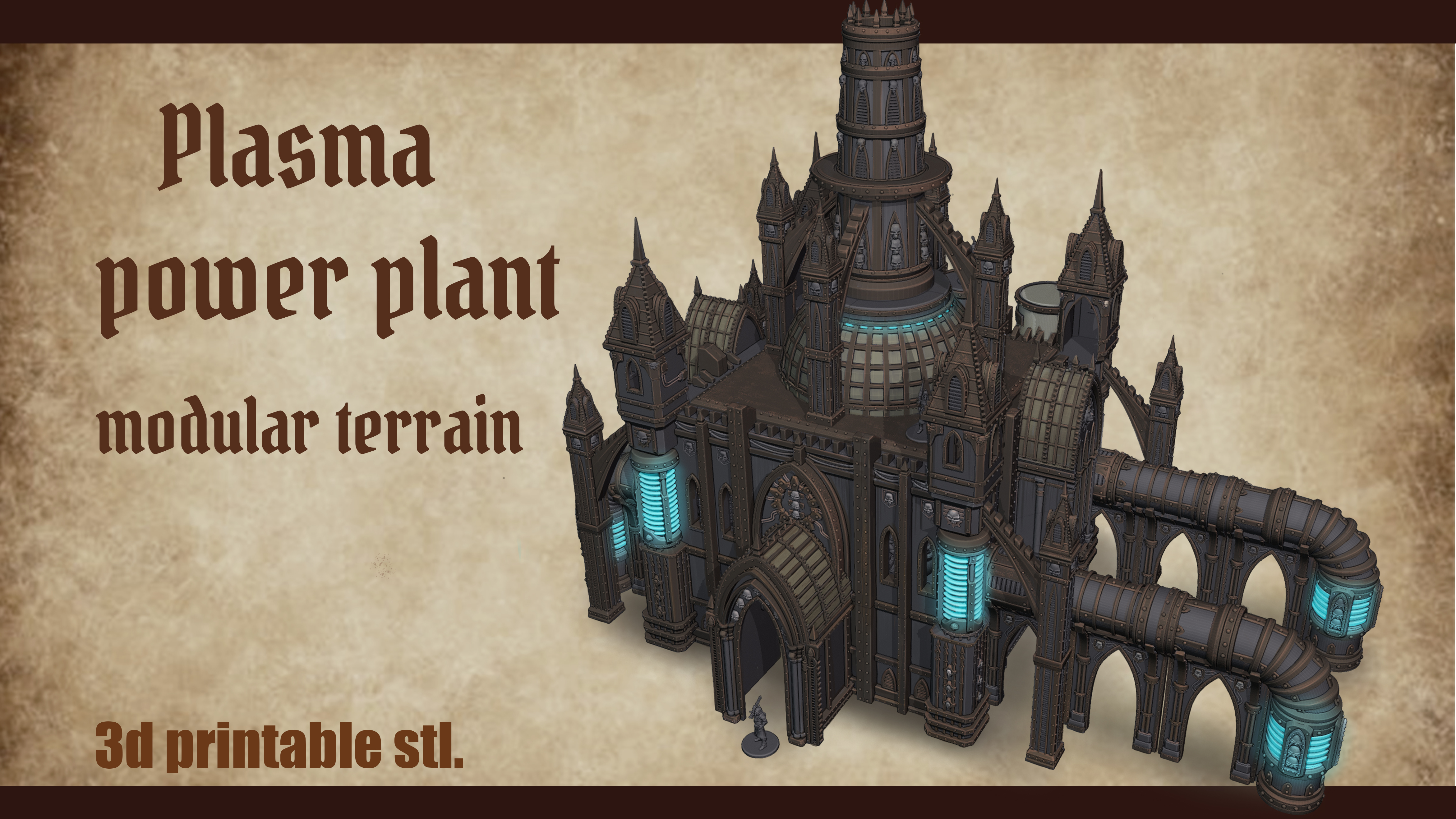 Plasma Power Plant. (Full set)